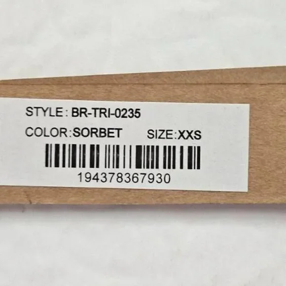 SKIMS CROSS FRONT TRIANGLE BRA NWT - Picture 9 of 11